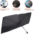 Car Windshield Sun Umbrella - مظلة شمسية لزجاج السيارة الأمامي